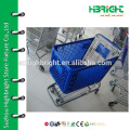 plastic grocery shopping trolley